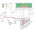 Grindų ir radiatorių hidraulinio šildymo sistemos valdiklis (iki 8 zonų)
